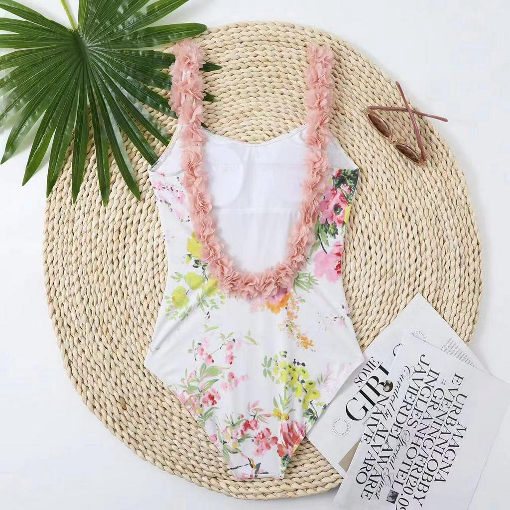 Bikini đi biển 1 mảnh thiết lập in liền thân hở lưng sexy đồ bơi nữ