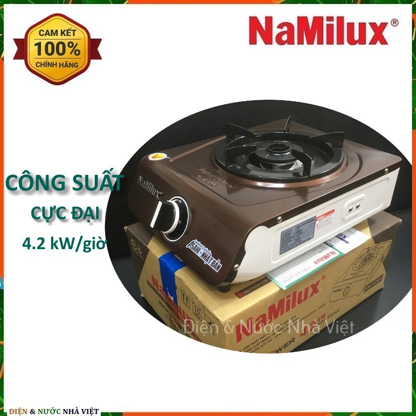 BẾP GAS ĐƠN ĐỂ BÀN SM3136APF NAMILUX MẶT BẾP CHỐNG DÍNH ( KÍCH THƯỚC 140x292X400mm )