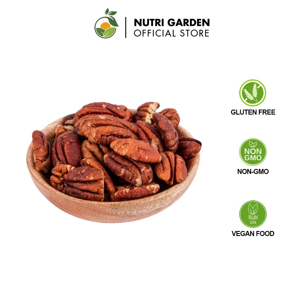 [Mã BMBAU50 giảm 7% đơn 99K] Nhân quả hồ đào Pecan Nut - Nutri Garden nhập khẩu Mỹ 265g