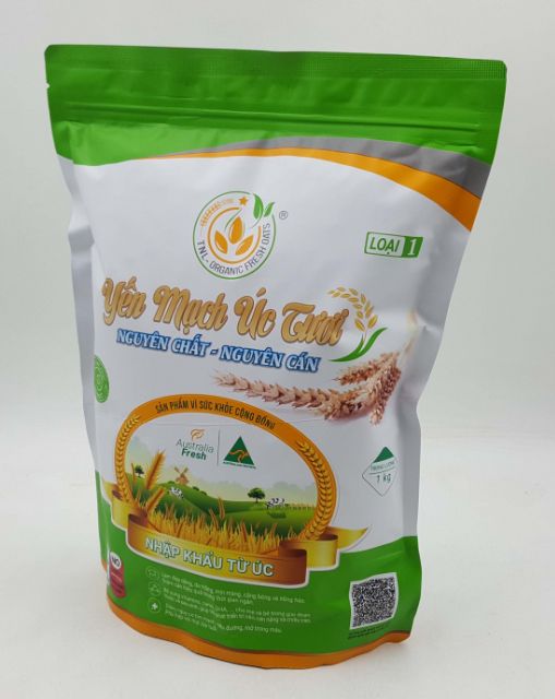 Yến mạch tươi Úc tươi nguyên chất loại 1 giảm cân 1kg