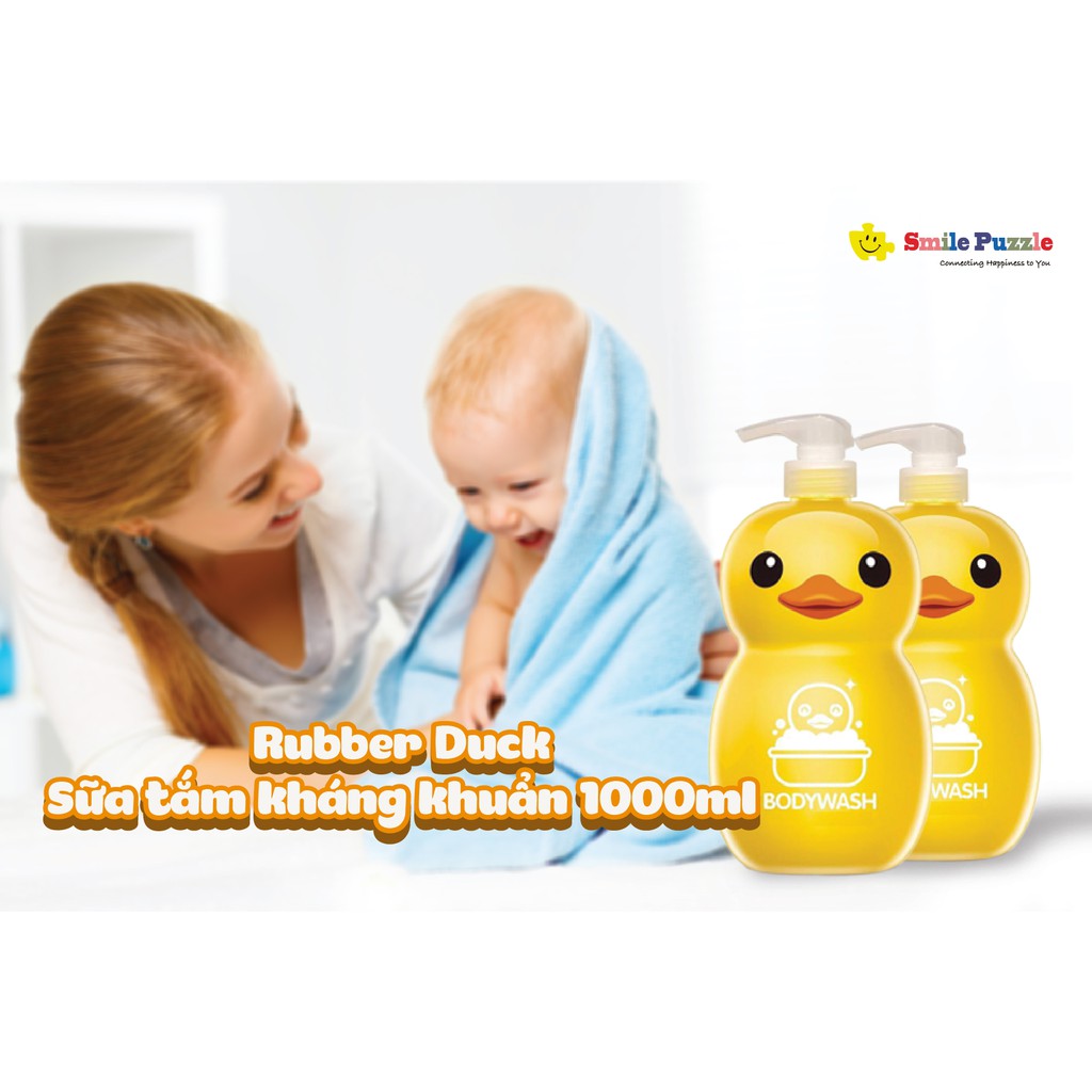 HÀNG NHẬP KHẨU -Rubber Duck- Sữa tắm kháng khuẩn 1000ml