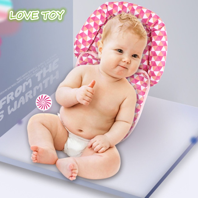 Nkodok Xe đẩy trẻ em Đệm tựa Đầu định hình Gối cho trẻ sơ sinh Ghế ngồi ô tô Bảo vệ an toàn Tựa đầu