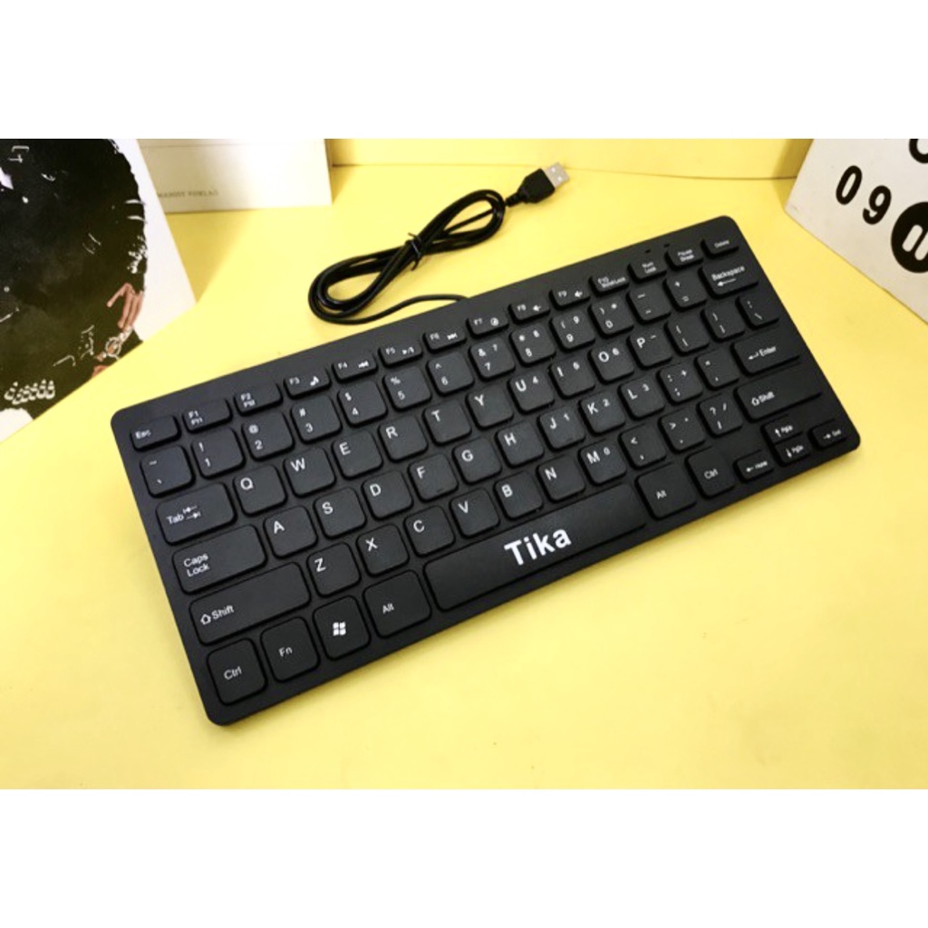 Bàn Phím Máy Tính Mini Có Dây USB TiKa K1000 - Bảo Hành 12 Tháng