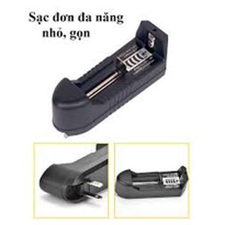 Sạc 3v7 18650 đa năng sạc được nhiều kích cỡ pin sạc