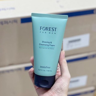 Sữa Rửa Mặt Dưỡng Ẩm Dành Cho Nam Innisfree Forest For Men Shaving & Cleansing Foam