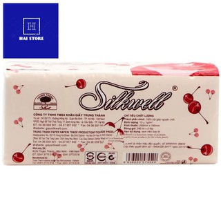 giấy rút đỏ silkwell