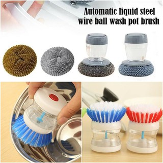 Dụng cụ cọ xoong nồi IKEA Tartsmet thông minh Dụng cụ cọ rửa đa năng kèm bình đựng nước rửa bát