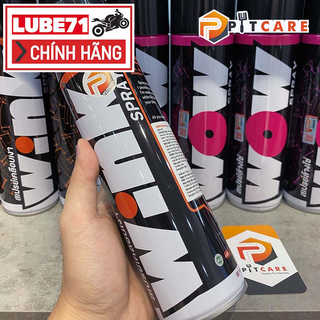 Bình Xịt Làm Bóng Dàn Áo Lube71 Wink Siêu Bóng Dễ Sử Dụng