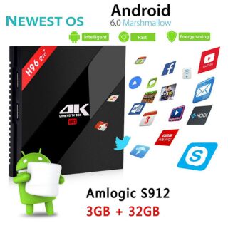 Android TV Box H96 Pro Plus Ram 3G Rom 32G