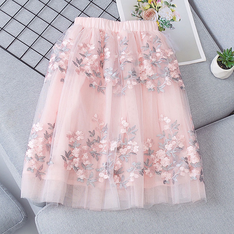 Chân Váy Lưới Ngắn Xếp Ly Cỡ Vừa Phong Cách Hàn Quốc Thời Trang Xuân Hè Dành Cho Bạn Gái