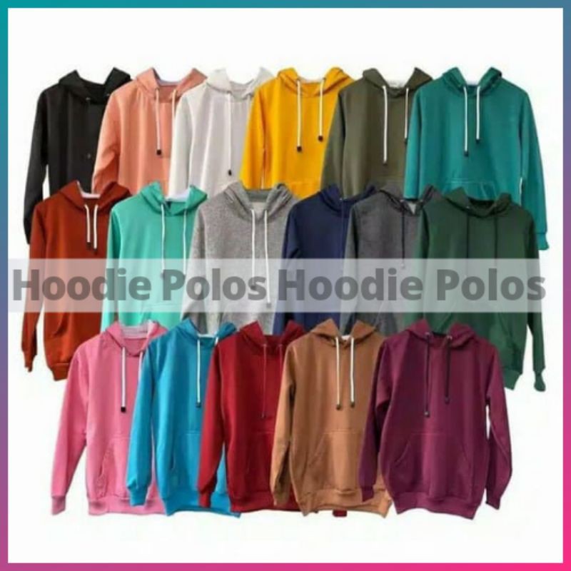 Áo Hoodie Trơn Unisex / Áo Hoodie Jumper Cơ Bản