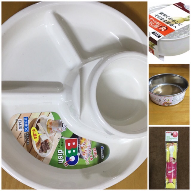 Bộ dụng cụ ăn dặm Nhật Bản cho bé yêu( như ảnh)