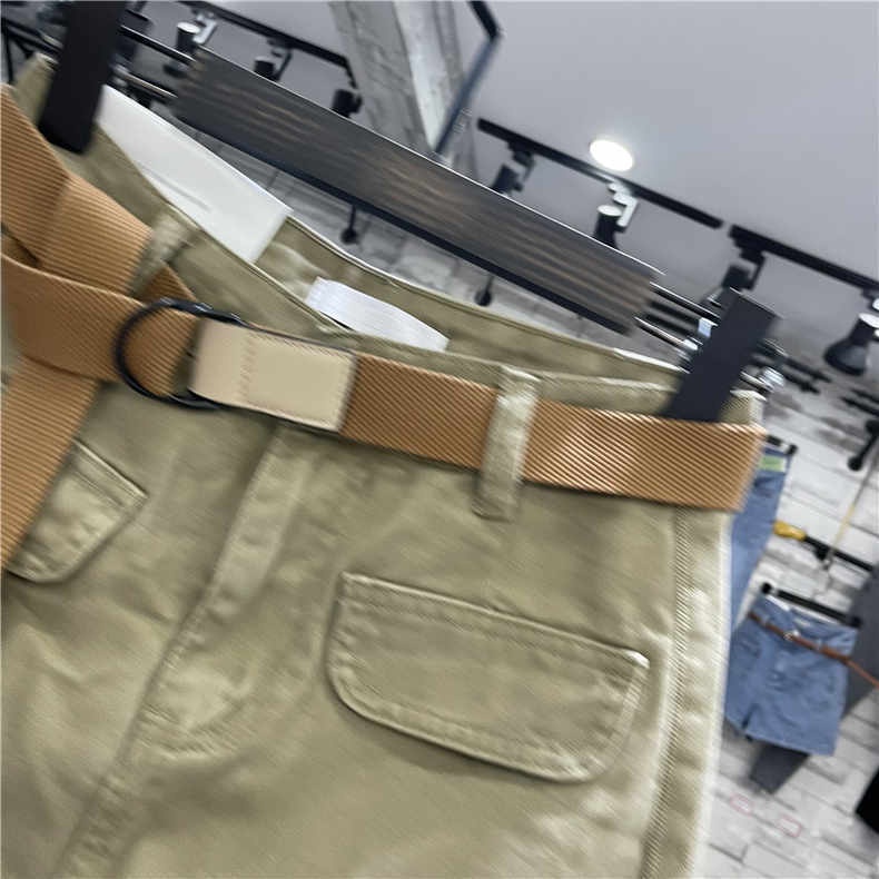 Jiashucheng Chân Váy Denim Chữ A Lưng Cao Phong Cách Hàn Quốc Thời Trang Mới 2023