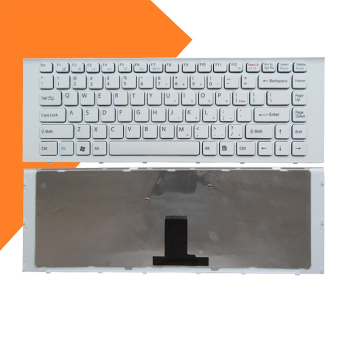 Bàn phím laptop SONY VPC-EG Màu Trắng Có Khung