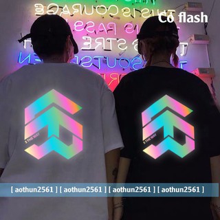 Áo Tay Lỡ Unisex [5 The Way] Phản Quang 7 màu