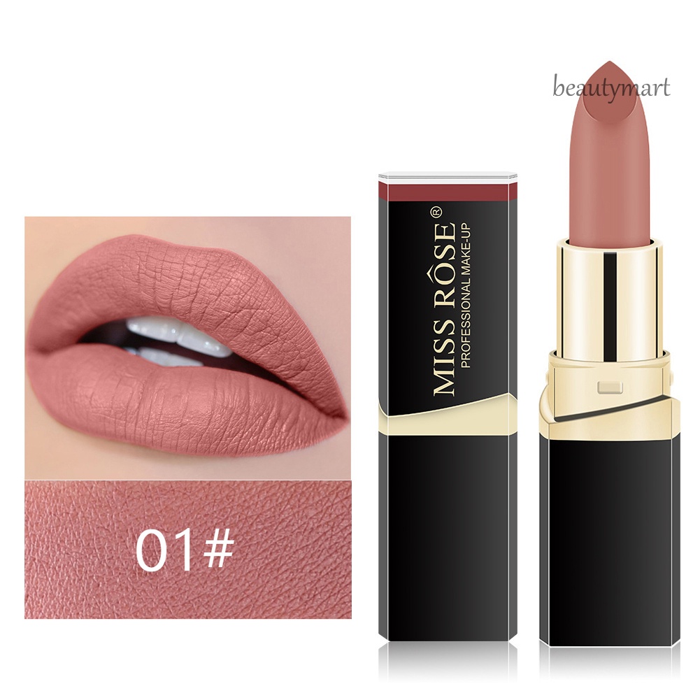[Hàng mới về] Son môi MISS ROSE chống nước chống mồ hôi lâu trôi xinh xắn