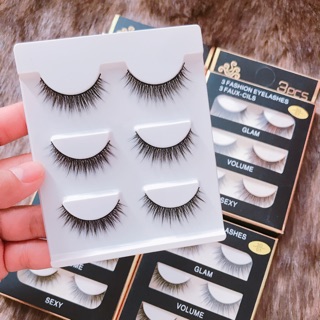 (10 hộp 19k) Lông mi chồn 3D-01