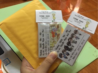 Combo 18 tấm In tyc Ảnh/sticker/nhãn vở
