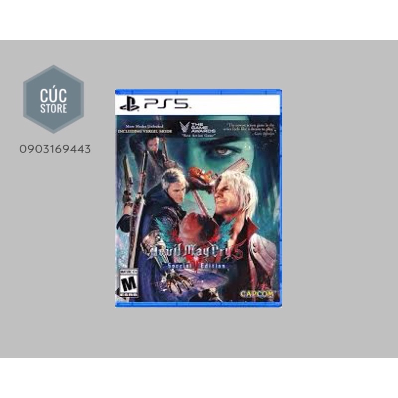 Đĩa chơi game PS5: Devil May Cry 5