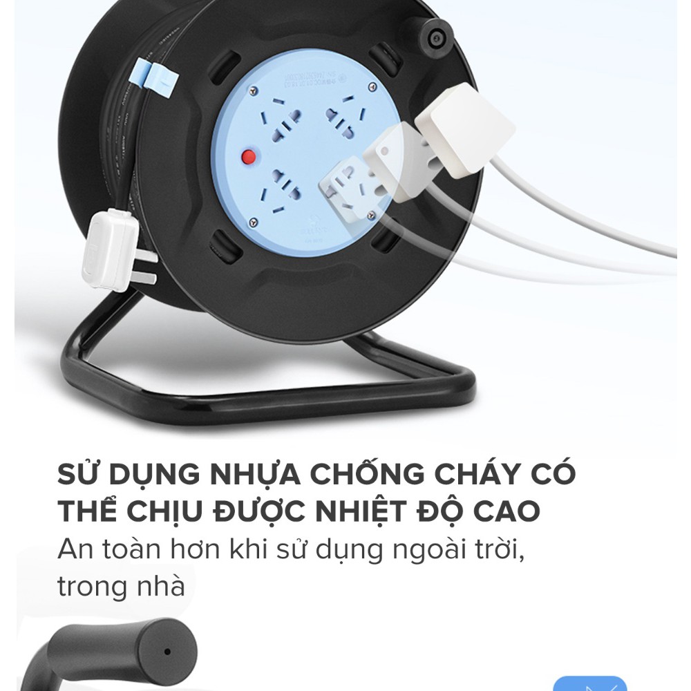 Ổ cắm điện di chuyển Gongniu GN-804 - Hàng chính hãng 100% bảo hành toàn quốc 3 năm