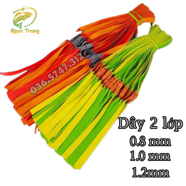 DÂY NÁ CAO SU DẦY 2 LỚP trong bộ dây ná cao su 1mm giá rẻ chất lượng 368 hót 8jghs6shfl
