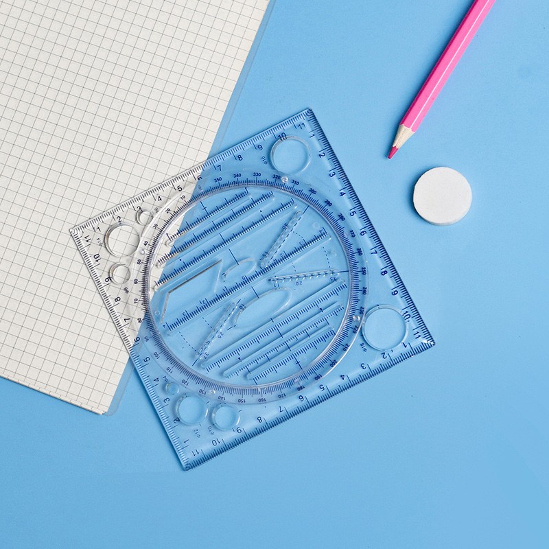 Thước kẻ hình tam giác đa năng có thể xoay được