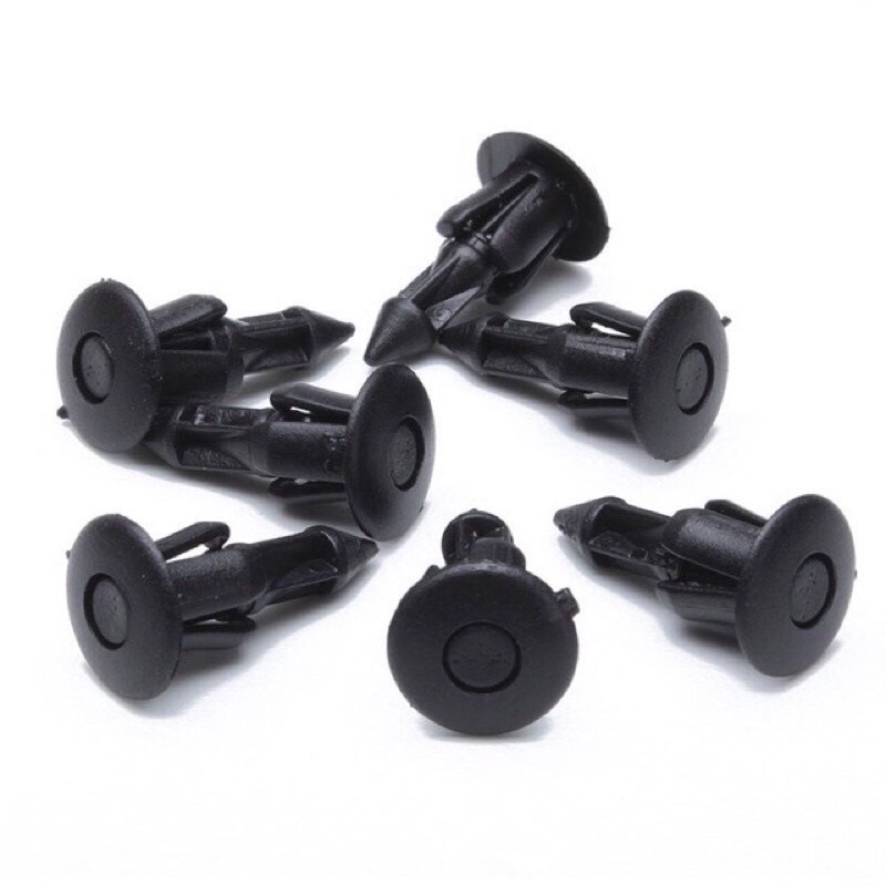 [COMBO] 100 ỐC NHỰA 6,3mm, CHỐT NHỰA BẤM DÀN ÁO XE MÁY 6LI