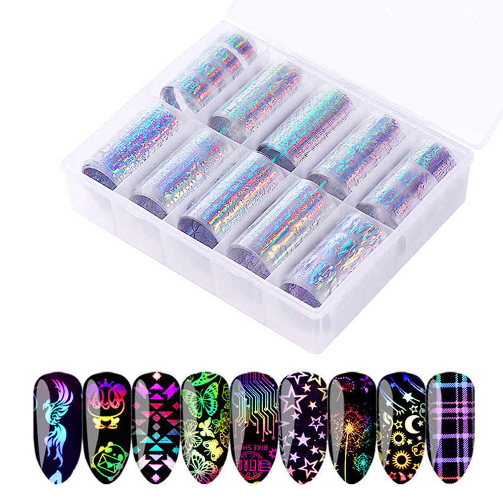 [Hàng mới về] Cuộn Miếng Dán Móng Tay Họa Tiết Bầu Trời Đầy Sao Cho Dịp Lễ Halloween