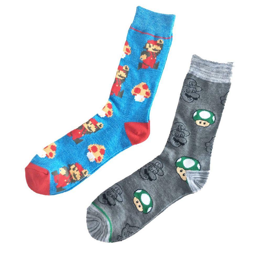 Mocho Vớ Ống Cotton Hóa Trang Nhân Vật Hoạt Hình Super Mario Làm Quà Giáng Sinh Sinh Nhật Cosplay