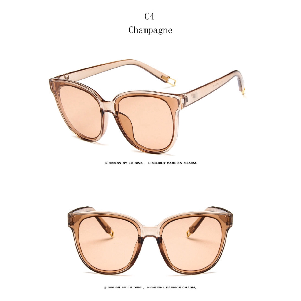 Kính mát SAMJUNE mắt mèo màu sắc sang trọng cho cả nam và nữ