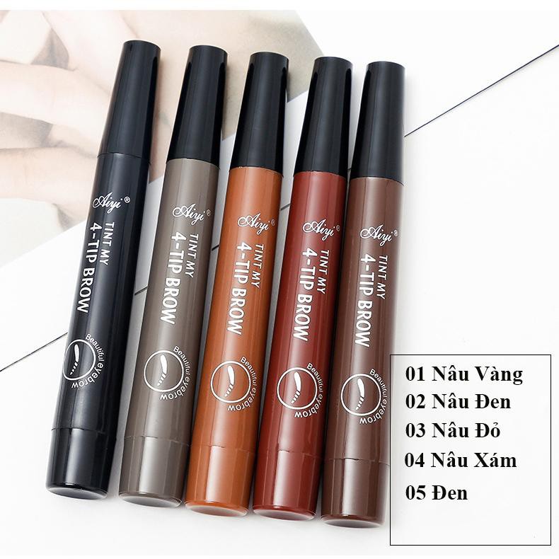 Bút kẻ mày phẩy sợi 4D dạng Gel Suake chống nước, lâu trôi, giúp lông mày sắc nét và đẹp hơn