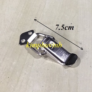 01 cái - 7.5cm chốt khóa vali - lấy móc hòm gỗ - khóa gài hộp gỗ