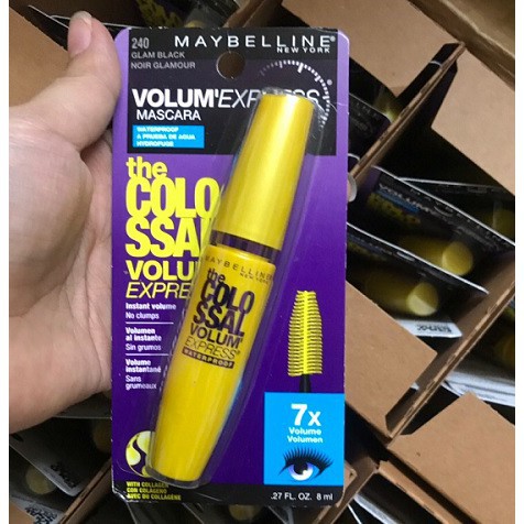  CHUỐT MASCARA MAYBELLINE COLOSSAL VOLUM EXPRESS 7X - Mascara lâu trôi, không lem | BigBuy360 - bigbuy360.vn