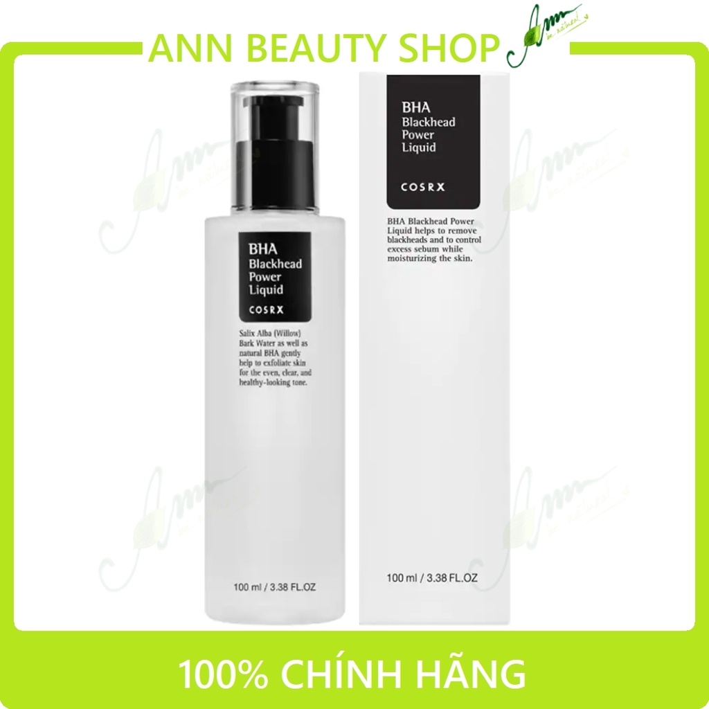 Tẩy Da Chết Hóa Học COSRX BHA Blackhead Power Liquid 100ml/ Cosrx AHA 7 Whitehead Power Liquid 100ml