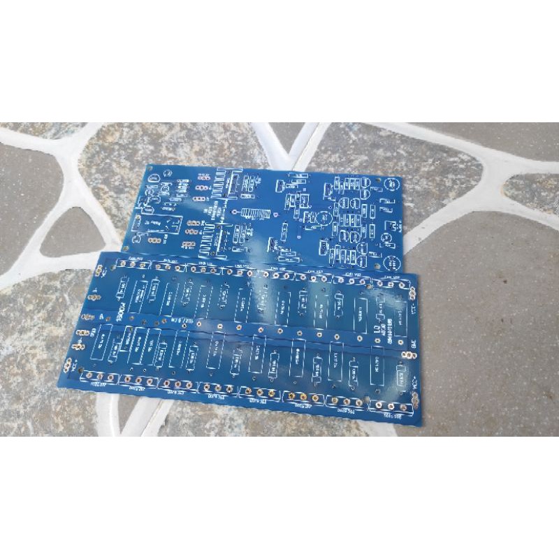 PCB Công suất lớn thay cho cục đẩy hoặc ráp ampli 16 sò 1 kênh 2 tầng