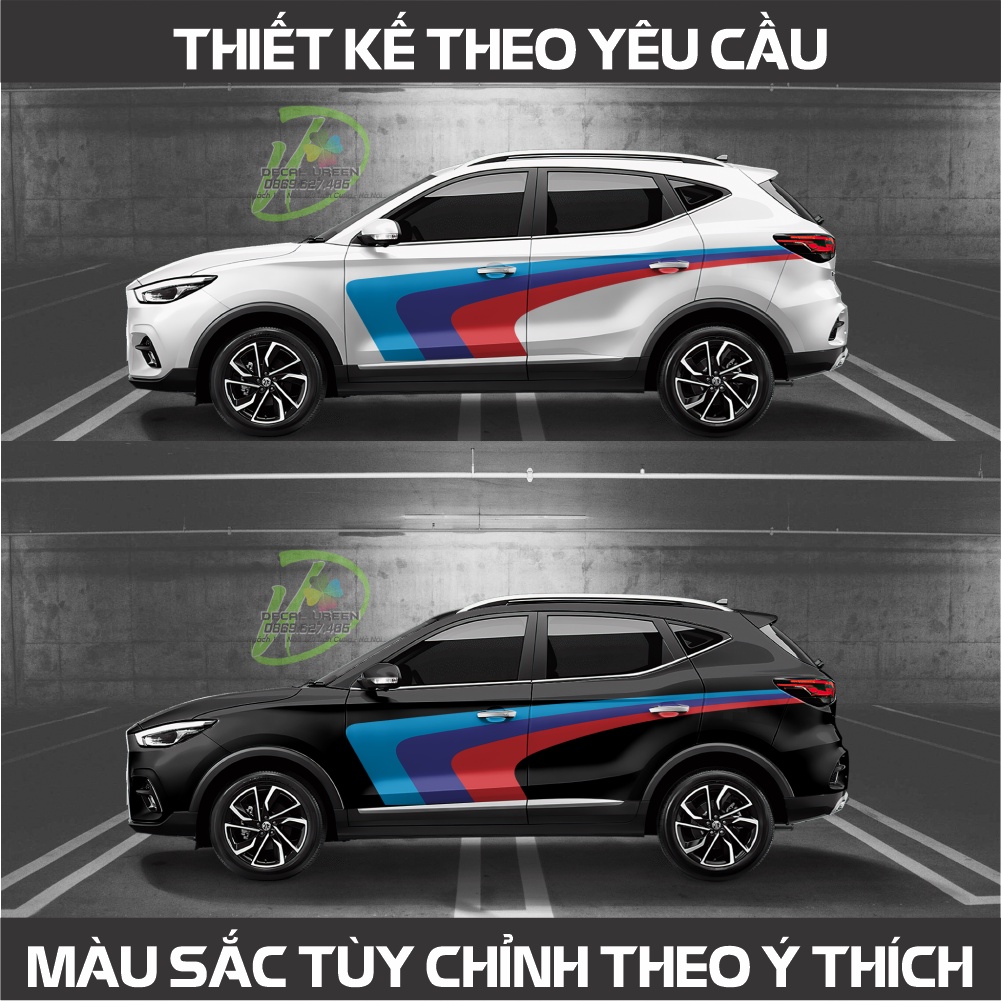 Decal Tem Xe MG ZS Mẫu 004