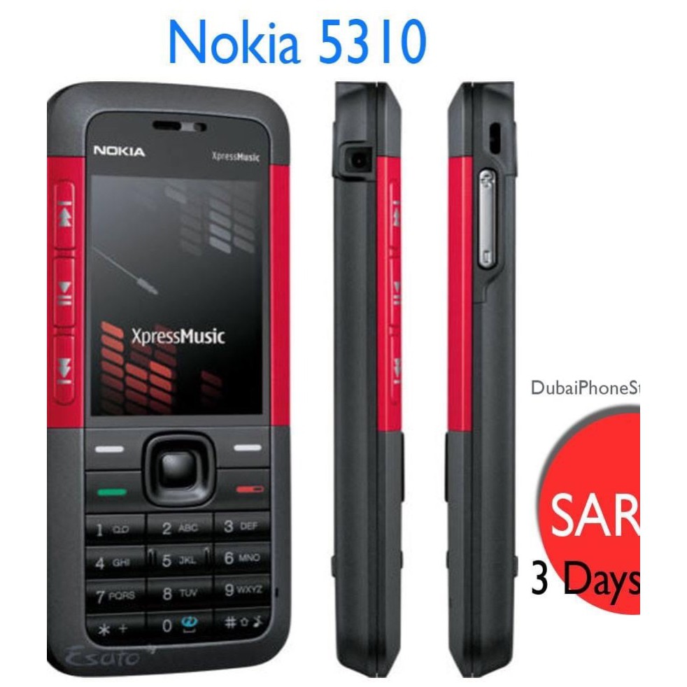 Điện Thoại Nokia 5310 XPRESSMUSIC Mỏng Nhỏ Gọn Bảo Hành 12 Tháng