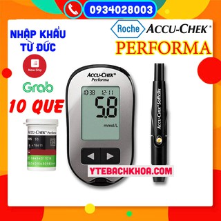MÁY ĐO ĐƯỜNG HUYẾT ACCUCHEK PERFORMA PHIÊN BẢN NĂM 2021