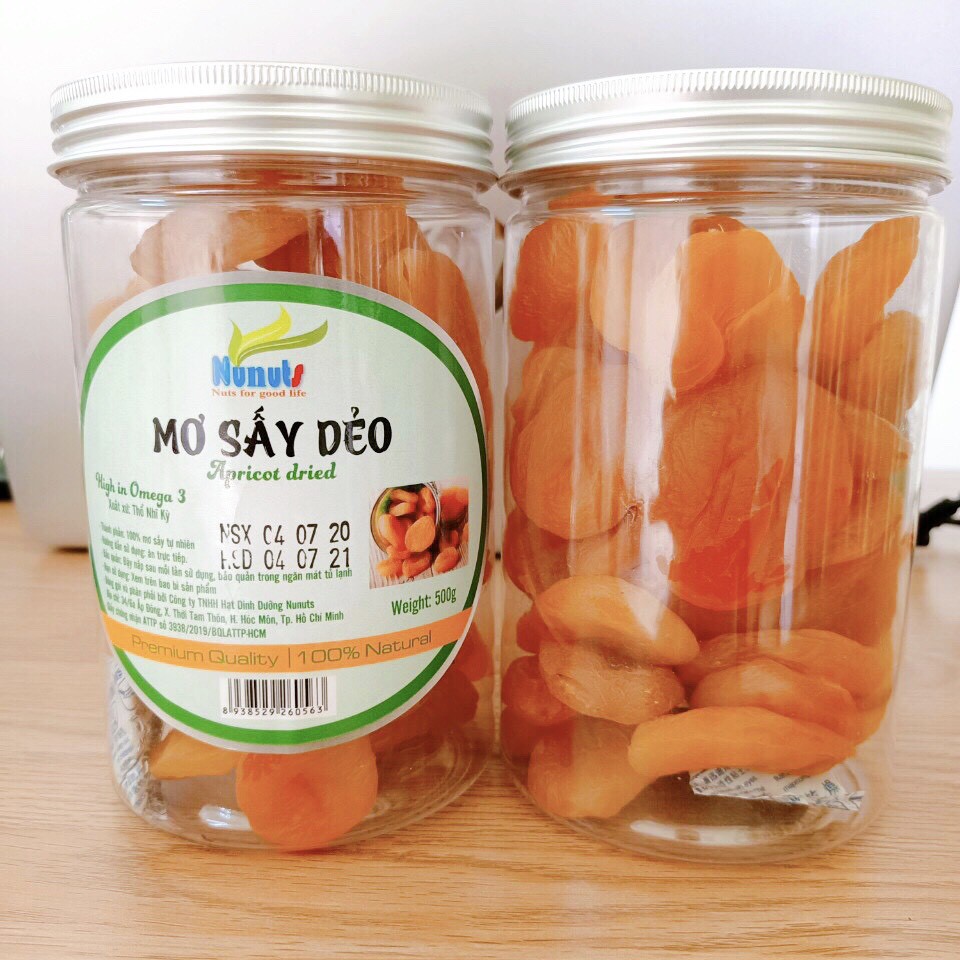 Qủa mơ sấy dẻo không hạt - Hộp 500g