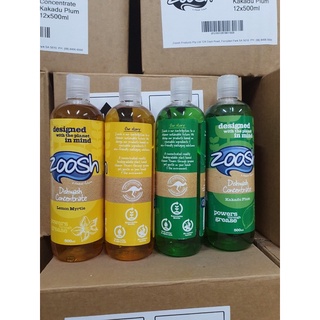 Nước rửa chén Zoosh hương chanh Lemon Myrtle Úc 500ml