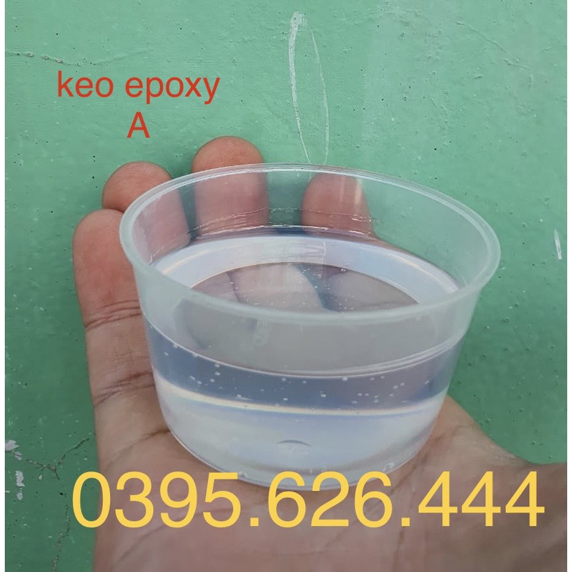 Keo epoxy resin trong suốt không màu