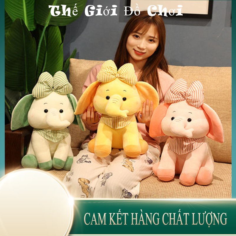 Gấu Bông - Thú Bông  - Voi Bông Nhiều Mẫu Cho Bé Khám Phá Sáng Tạo