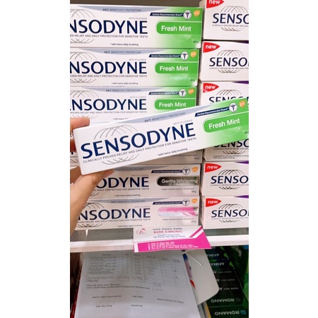 Kem đánh răng Sensodyne 100g (Đủ 5 màu)