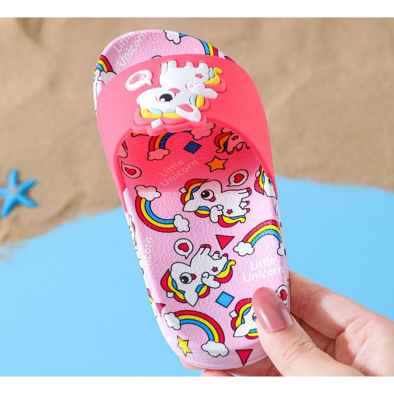 dép trẻ em cho bé gái hình ngựa pony dễ thương LUCKY SHOES VN - H000008H