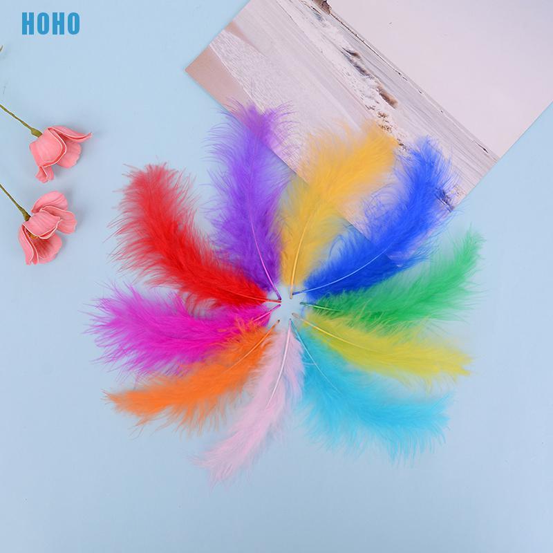 Set 50 Lông Gà Đường Kính 10-15cm Dùng Để Trang Trí Đồ Thủ Công