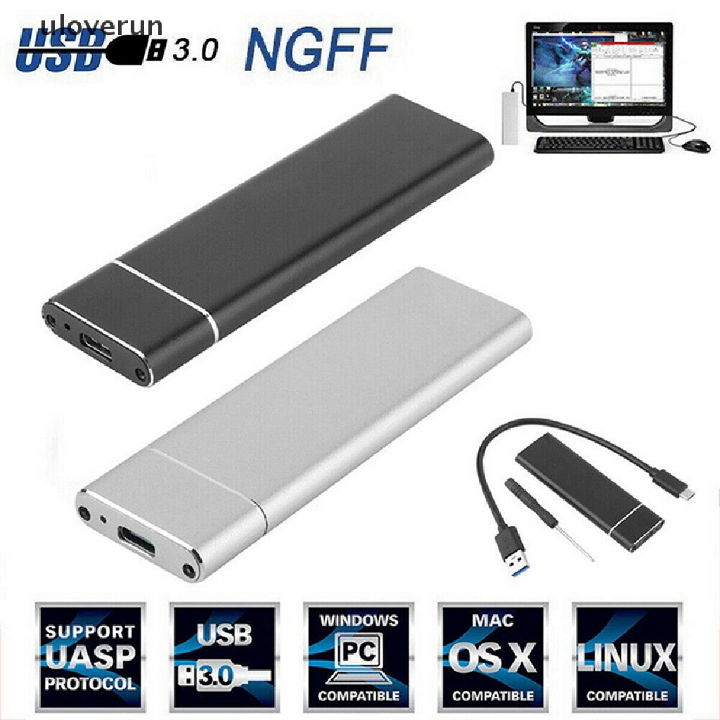 Hộp Đựng Ổ Cứng SSD uloverun M.2 NGFF USB 3.0