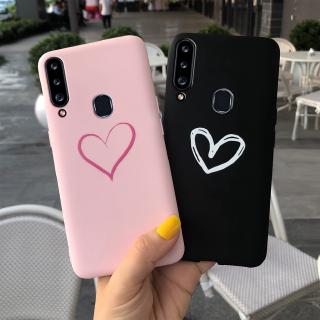 Ốp điện thoại silicone TPU mềm màu kẹo xinh xắn cho Samsung Galaxy A20S A207 A207F SM-A207F 6.5