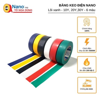 Băng keo điện nano tô nga dũng nhiều màu