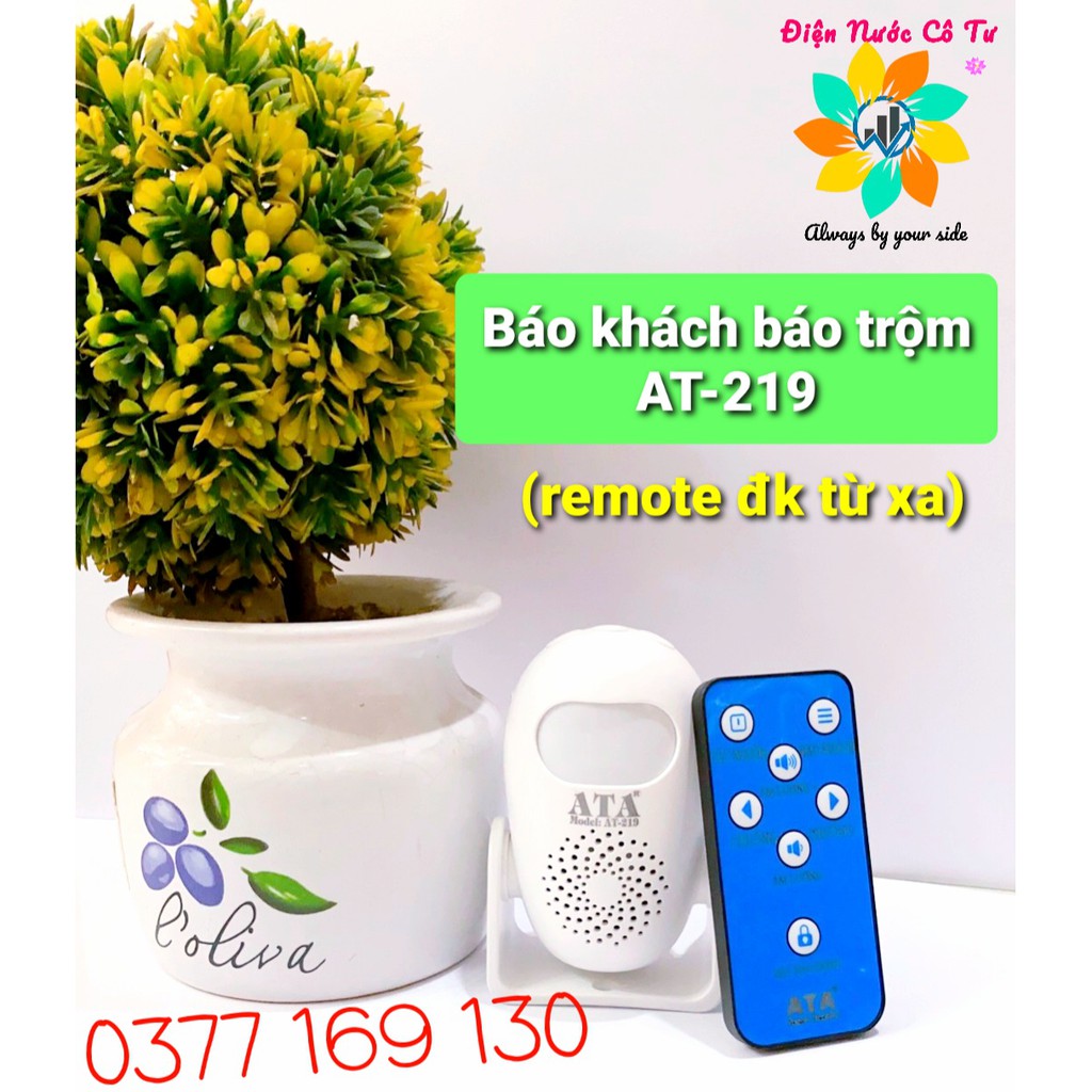 Báo Khách Báo Trộm có Remote ĐK từ xa cao cấp ATA AT - 219