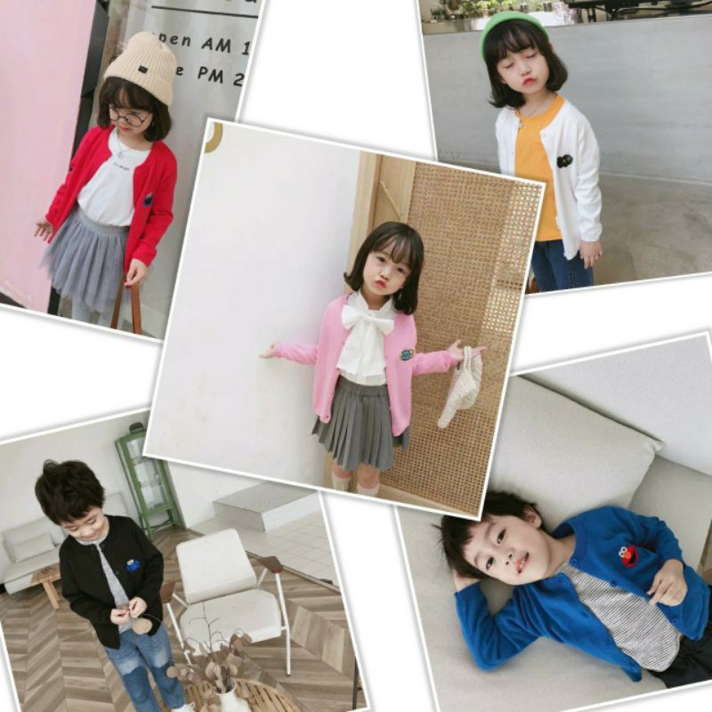 ÁO KHOÁC CARDIGAN LEN TĂM CHO BÉ